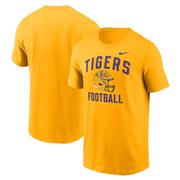 LSU Nike Cotton Football Helmet Tee